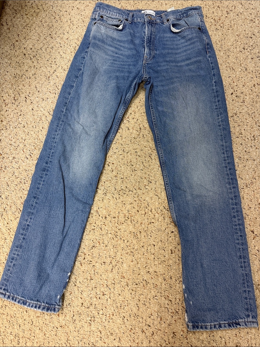 Zara Women's Light Blue Bootcut Jeans